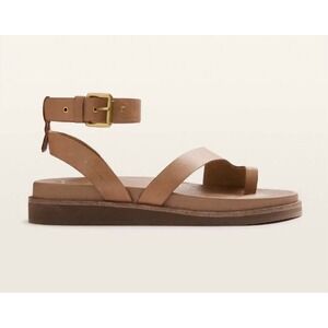 Frankie4 Australia Middleton Ankle Strap Tan Leather Sandals size 8.5
